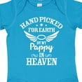 thumbnail image 4 of Inktastic Handpicked for Earth by My Pappy in Heaven with Angel Wings Boys or Girls Baby Bodysuit, 4 of 5