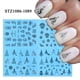 thumbnail image 2 of 4 piezas de pegatinas de uñas de agua de diseño de invierno Set árbol de Navidad arte de uñas calcomanía negro hojas de verano DIY manicura Slider NFSTZ1066-1113 Tan Jianjun  unisex, 2 of 2