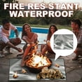 thumbnail image 1 of MesaSe Grill Brazier Fire Mat Outdoor Terrace Barbecue Fire Mat Rectangular Protection Mat Grill Accessories, 1 of 9
