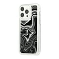 thumbnail image 2 of SaniMore Case for iPhone 15 Pro, Shockproof Ant-fall TPU Backplane Marble Stylish Pattern for Girls Women No-Yellowing Slim Lightweight for iPhone 15 Pro, Black/White, 2 of 11