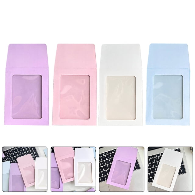 ORDDIART 40Pcs Assorted Color Card Sleeves for Game and Photo Cards with Anti Scratch Display Covers