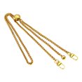 thumbnail image 1 of Monedero Correa de cadena Ajustable Aleación Moda Cómodo 47 pulgadas Bolsa Correa de cadena Áurea dorada jinwen Cadena de monedero ajustable, 1 of 8