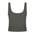 thumbnail image 3 of SHITINN Women's Square Neck Camisole with Built In Bra Comfortable Stretchy Tank Top for Everyday Wear and Workout Extra Long Layering Tops for Women Top Girls Womens Tops plus Size Camisole with Bra, 3 of 4