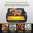 thumbnail image 4 of Costway Barbecue Électrique Sans Fumée Portable Antiadhésif avec Extracteur de Fumée Turbo, 4 of 9