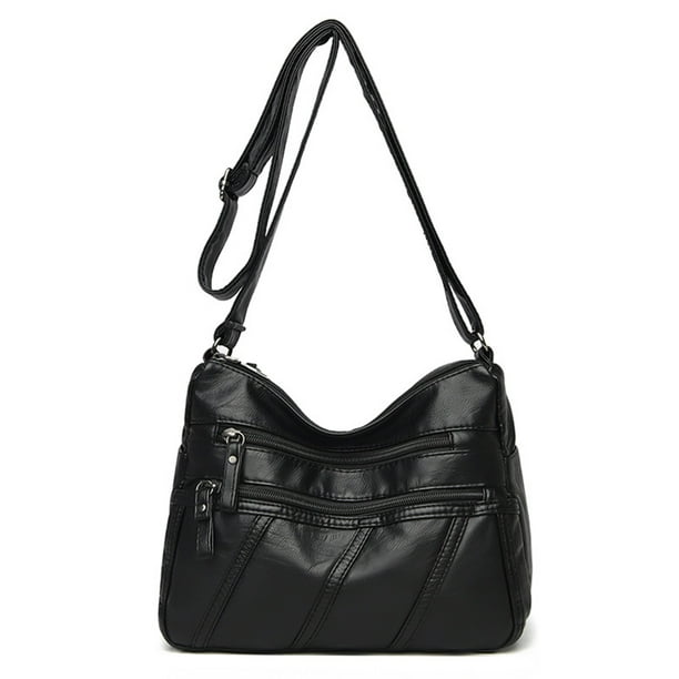 Bolso bandolera de PU Sonducket para mujer gran capacidad organizador de bolsos