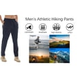 thumbnail image 6 of Thrilos Mens Pants Athletic Quick Dry Track Pants Casual Lightweight Joggers Pants with Zipper Pockets, 6 of 7