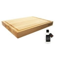 thumbnail image 1 of WoodForChef Maple Edge Grain Butcher Block with Oil, 1 of 1