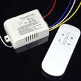 thumbnail image 1 of Luckyn 3 Ways ON/OFF 220V Wireless Digital Lamp Light RF Remote Control Switch New, 1 of 4