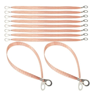 Hardline 10 Pcs Battery Cable Ground Straps Ground Strap Automotive Grounding Strap Ground Wire