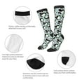 thumbnail image 3 of Xecao Panda And Eucalyptus Print Compression Socks for Both Men And Women for Running, Travel, Flight, Nurse, 3 of 6