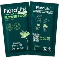 Floralife 25 Count Floral Food Plant Seeds, Provides Optimal Hydration & Nutrition