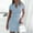 Blue, variant on Azrian Dresses Womens Summer Casual Pullover Solid Short Sleeve Mini Dress