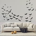 thumbnail image 4 of Illuminated Bat Wall Decals Adhesive PVC Bat Clings with LED Light Halloween Decorations For Window Wall Mantels Ceiling, 4 of 9