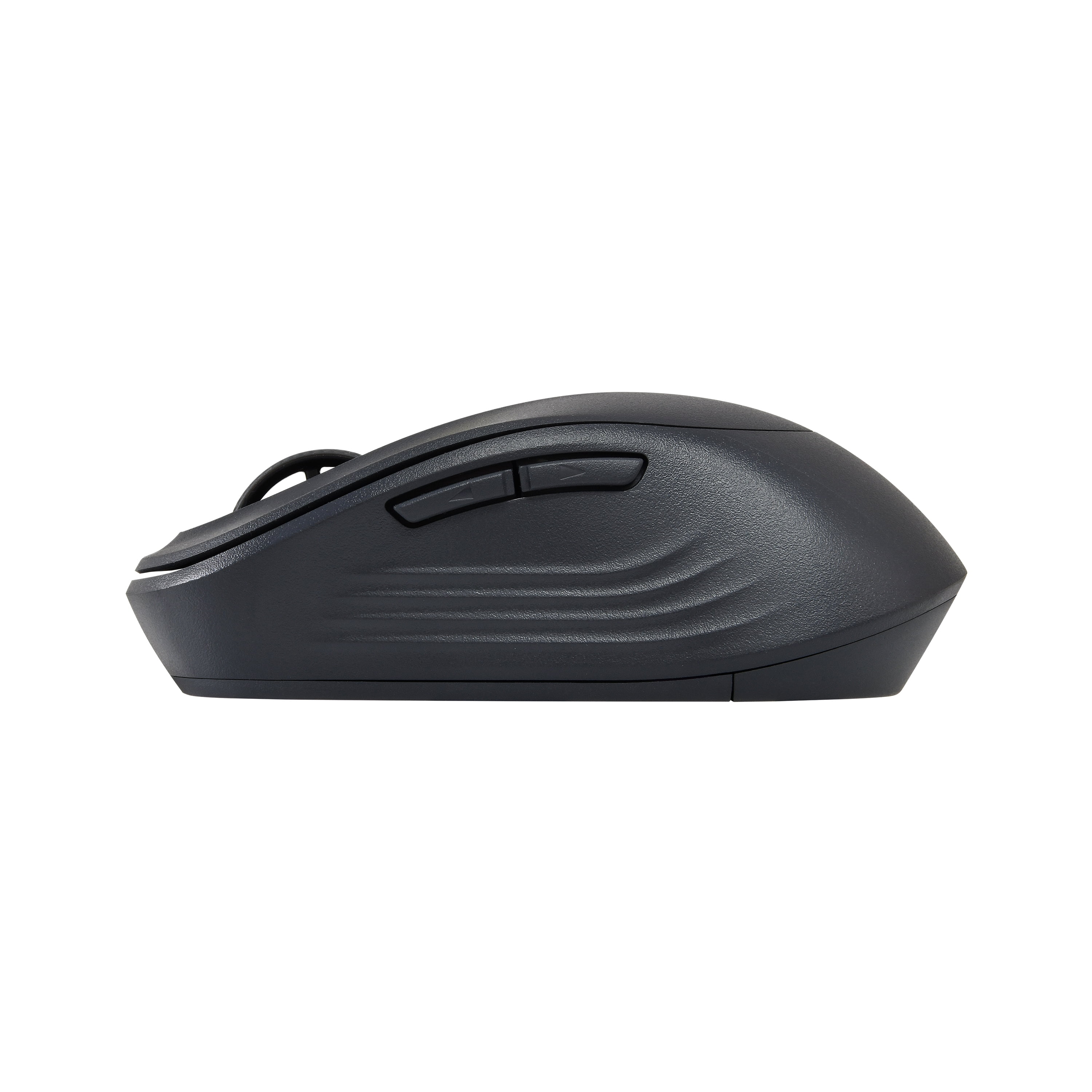 onn Silent Wireless Mouse with 5 Buttons, 1600 DPI, Gray Stone