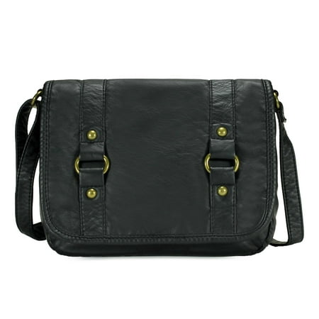 Square Flap Purse - Scarleton Trendy Square Strap Flap Crossbody Bag H1996