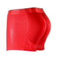 thumbnail image 2 of Joernso Men Butt Lift Boxer Briefs Solid Color Fake Butt Shorts Padded Hip Buttock Enhancer Breathable Mesh Underwear, 2 of 8