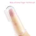 thumbnail image 3 of Toothbrush Silicone Soft Finger Toothbrush Teeth Rubber Clean Massage Brush For Baby Infant, 3 of 8
