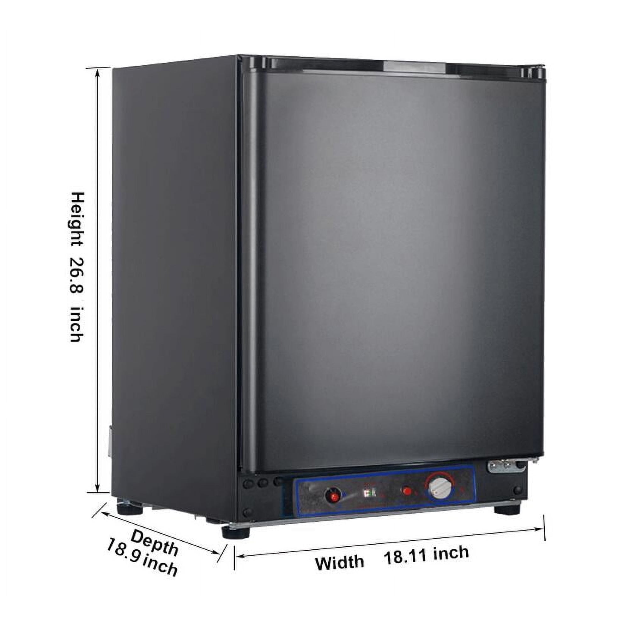 Smad 2.1 Cu.ft RV Refrigerator 3 Way, RV Fridge, Gas Propane Refrigerators, Outdoor Camper Campervan Travel