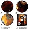 thumbnail image 3 of Designart "Astrology Stellar Embrace expressionistic" Astrology Metal Wall Art Prints, 3 of 5