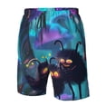 thumbnail image 4 of Susaid Cute Fuzzy Fantasy Creatures Print Men's Swim Trunks Hawaiian Bathing Mesh Lining Suit Swimsuits Beach Shorts with Pockets-Medium, 4 of 6