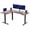 Dark Walnut/Black, variant on VIVO White Electric 63" x 47" Corner Standing Desk