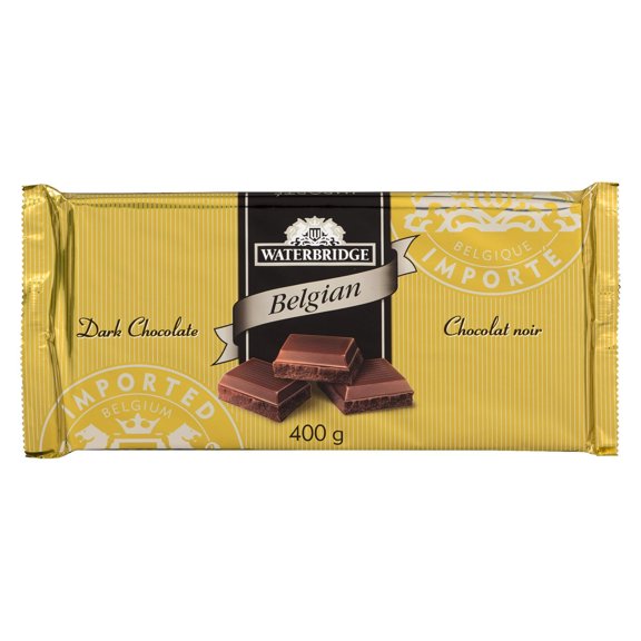 Waterbridge Barre Gold Chocolat Noir, 400 g