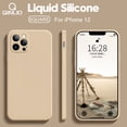 thumbnail image 2 of Funda de teléfono de silicona líquida cuadrada Original de lujo para iPhone 14 13 12 11 Pro Max 12 Mini X XR XS Max 6S 7 8 Plus funda suave fina Tan Jianjun unisex, 2 of 2