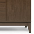 thumbnail image 5 of Simpli Home Harper 60 inch Wide Solid Hardwood Mid-Century Sideboard Buffet in Walnut Brown, 5 of 14