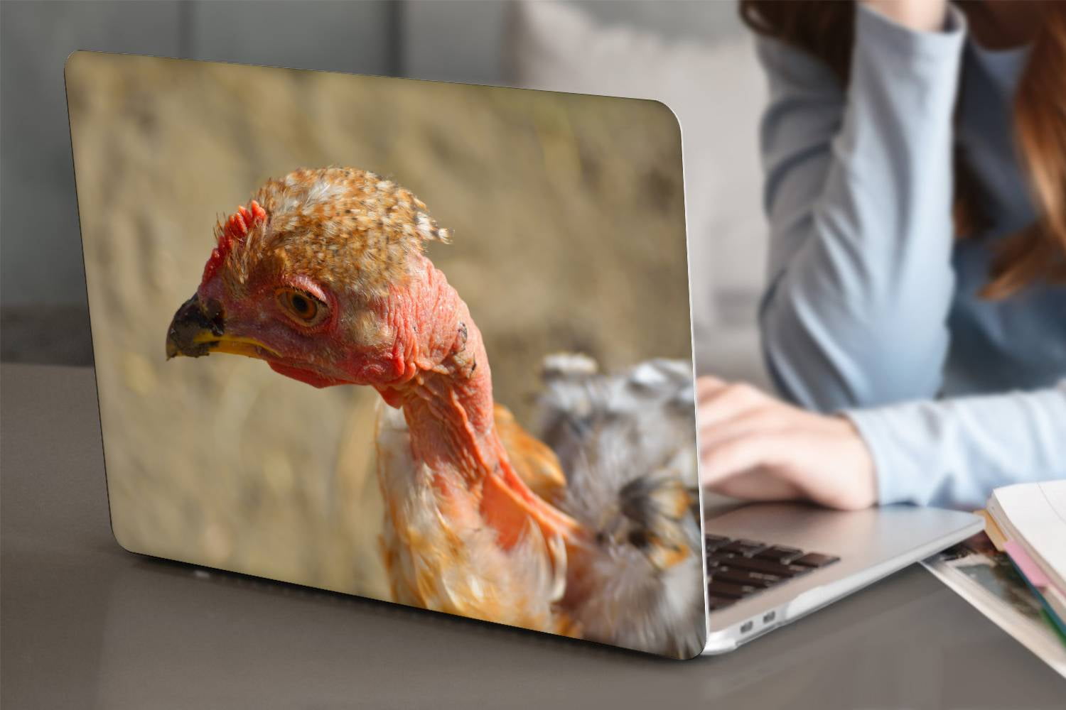 ChashenHa Hard Shell Case For MacBook Air 13.6" M2 2022 (A2681) With Keyboard Cover & Screen Protector - Marble Design