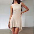 thumbnail image 4 of Osfvolr Women'S Slim Fit Solid Color Sleeveless Basic Casual Dress  XL, 4 of 5