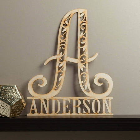 Family Name Personalized Wood Plaque