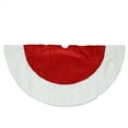 thumbnail image 1 of Jupe de Sapin de Noël Traditionnelle Rouge avec Bordure Blanche 26 Pouces, 1 of 2