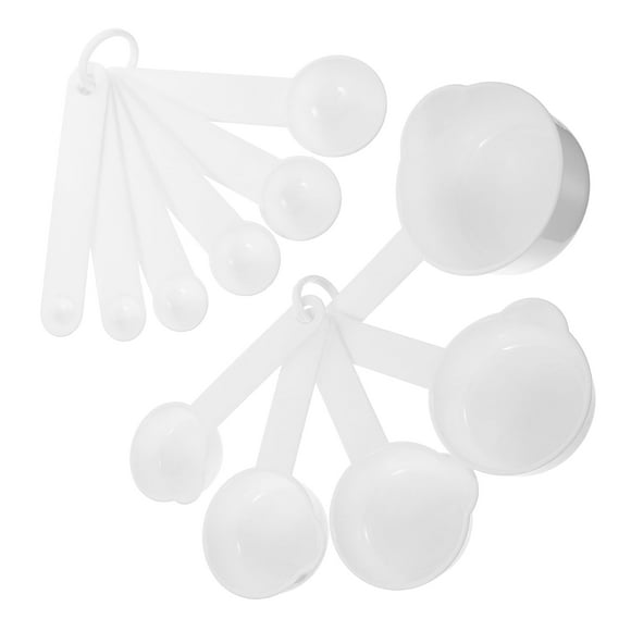 Plastic Measuring Spoon Set Tablespoon Cup Baking Cups and Spoons Mini Condiment