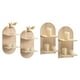 thumbnail image 4 of Injueey Amplia gama de aplicaciones Estante de pared de madera para estantes de pared de baño Soporte de pared para estante Decoración del hogar B, 4 of 6