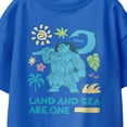 thumbnail image 3 of Disney Moana Land And Sea Are One Maui Youth T Shirt (Royal, XS-XL), 3 of 4