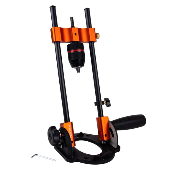 O'SKOOL Multi-Angle Drill Guide for Cordless Drills, Adjustable from 0° to 60° for Flat and Round Workpieces, DAB014