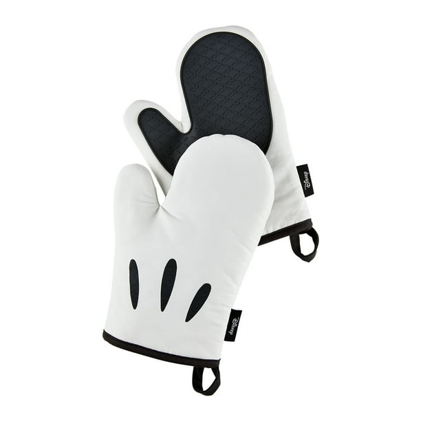 Guantes para horno. Farberware. Colección Disney Home Monochrome. Algodón. Blanco y Negro