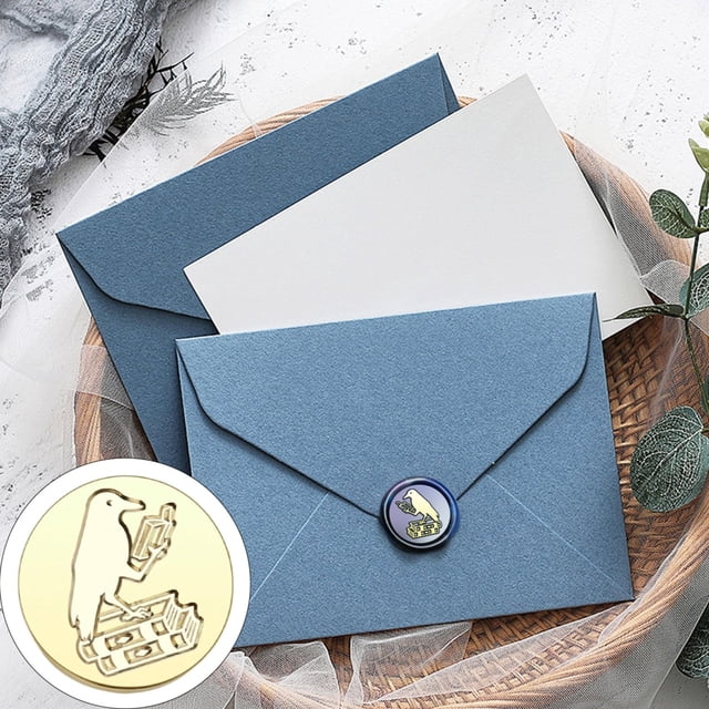 HUASHENG Animal Seal Stamp With Brass Head For Envelopes Wedding Invitations Decorations And Dogs Waxed