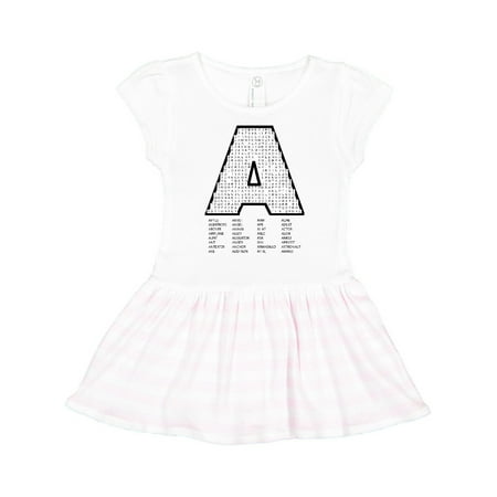 

Inktastic A Word Search Puzzle Gift Toddler Girl Dress