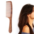 thumbnail image 2 of Cepillo de pelo de salón estático antienredos para masaje del cuero cabelludo con peine suave de madera (06) Tmvgtek cuidado belleza, 2 of 9