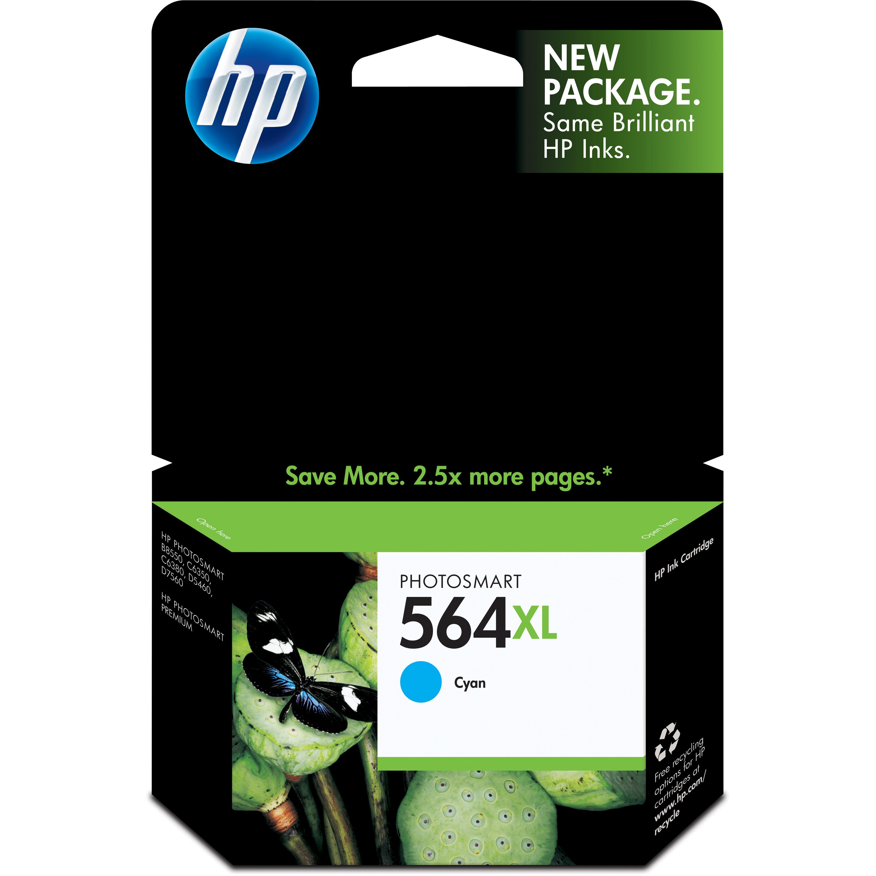 HP, HEWCB323WN, 564XL Ink Cartridge, 1 