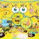 thumbnail image 4 of Decoración de fiesta de cumpleaños de Bob Esponja, globo de papel de aluminio para niños, suministros para eventos, vajilla desechable, pancarta, regalo de fondo, 4 of 5