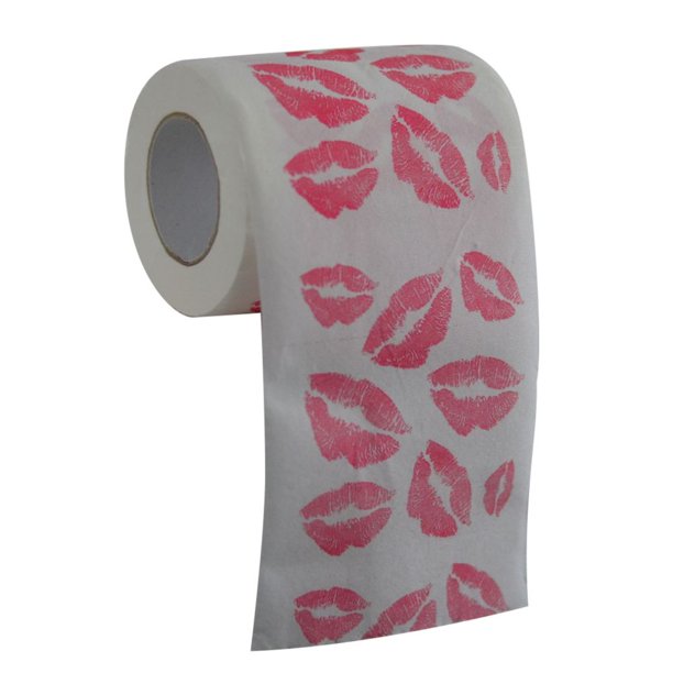 Kisses Lips Novelty Toilet Paper