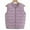 Purple, variant on Cropped Puffer Vest for Women Winter Plus Size Quilted Sleeveless Round Neck Warm Jackets Zip Up Thicked Puffy Coat Fashion Outerwear Wine 4XL