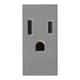 thumbnail image 1 of Toma Corriente Schneider Electric Orion 2Pt Plata, 1 of 3