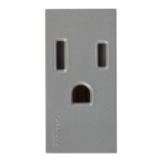 Toma Corriente Schneider Electric Orion 2Pt Plata