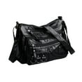 thumbnail image 3 of Bolso de Hombro Elegante Perfecl Piel Sintética Suave Negro, 3 of 8