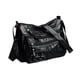 thumbnail image 3 of Bolso de hombro para mujer, de piel sintética, tipo bandolera, ligero, para fiesta Negro, 3 of 9