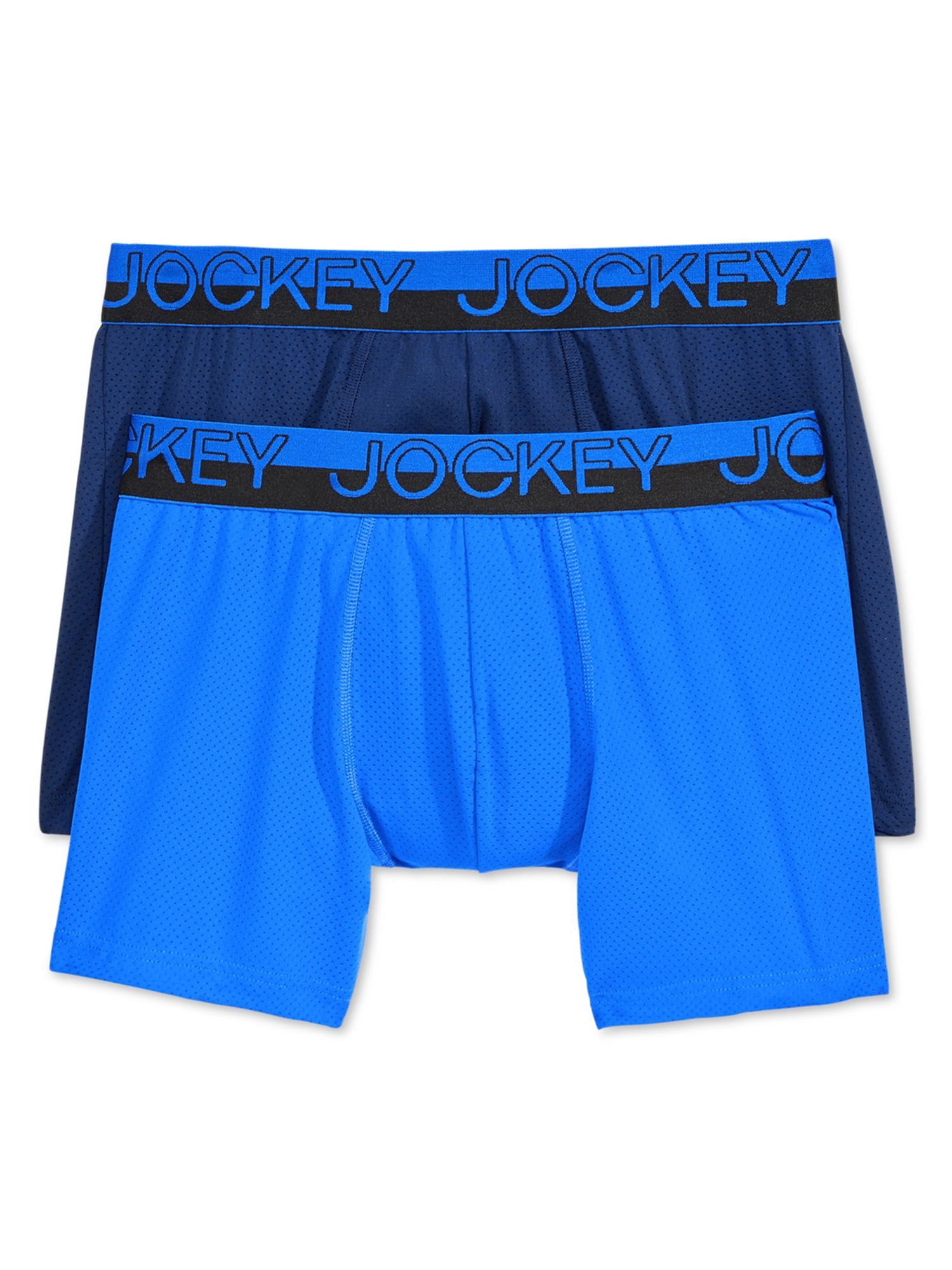 Jockey - Jockey Mens Performance 2 Pack Underwear Boxer Briefs ...
