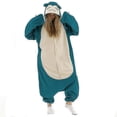 thumbnail image 1 of Adults One-piece Pajama, Animal Kigurumi Onesie For Men Women Full Body Pyjama Cartoon Snorlax Pajamas Costume zhangyuxiang LED, 1 of 2